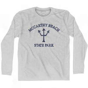 Minnesota Mccarthy Beach State Park Trident Adult Cotton Long Sleeve T-Shirt by Life on the Strand Minnesota Mccarthy Beach State Park Trident Adult Cotton Long Sleeve T-Shirt by Life on the Strand