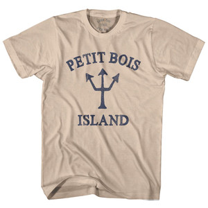 Mississippi Petit Bois Island Trident Adult Cotton T-Shirt by Life on the Strand Mississippi Petit Bois Island Trident Adult Cotton T-Shirt by Life on the Strand
