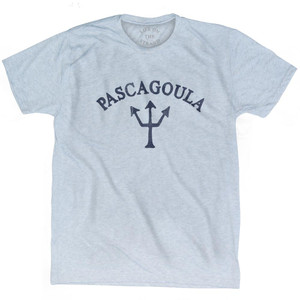 Mississippi Pascagoula Trident Adult Tri-Blend T-Shirt by Life on the Strand Mississippi Pascagoula Trident Adult Tri-Blend T-Shirt by Life on the Strand