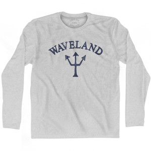 Mississippi Waveland Trident Adult Cotton Long Sleeve T-Shirt by Life on the Strand Mississippi Waveland Trident Adult Cotton Long Sleeve T-Shirt by Life on the Strand