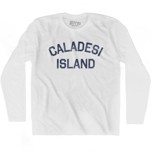 Caladesi Island Adult Cotton Long Sleeve T-Shirt by Ultras