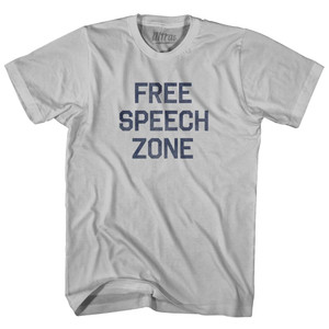 Free Speech Zone Adult Cotton T-Shirt by Ultras