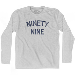 Ninety Nine Adult Cotton Long Sleeve T-Shirt by Ultras