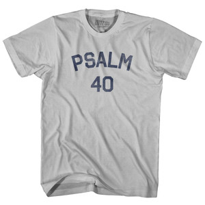Psalm 40 Adult Cotton T-Shirt by Ultras