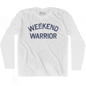 Weekend Warrior Adult Cotton Long Sleeve T-Shirt by Ultras