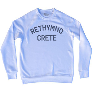 Rethymno Crete Adult Tri-Blend Sweatshirt by Ultras