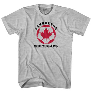 Vancouver Whitecaps Soccer Canada Leaf Ball Logo Youth Cotton T-Shirt by Ultras