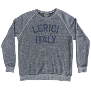 Lerici Italy Adult Tri-Blend Sweatshirt by Ultras