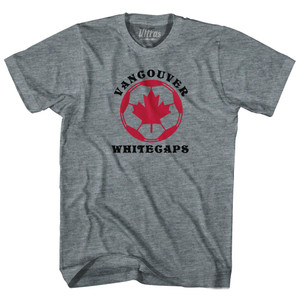 Vancouver Whitecaps Soccer Canada Leaf Ball Logo Youth Tri-Blend T-Shirt by Ultras Vancouver Whitecaps Soccer Canada Leaf Ball Logo Youth Tri-Blend T-Shirt by Ultras