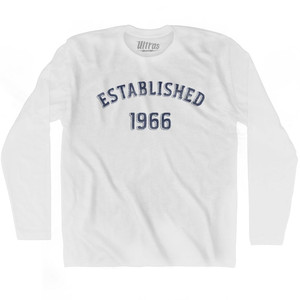 Established 1966 Adult Cotton Long Sleeve T-Shirt by Ultras