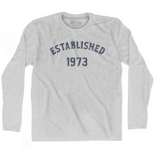 Established 1973 Adult Cotton Long Sleeve T-Shirt by Ultras