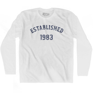 Established 1983 Adult Cotton Long Sleeve T-Shirt by Ultras