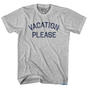 Vacation Please Womens Cotton Junior Cut T-Shirt by Ultras