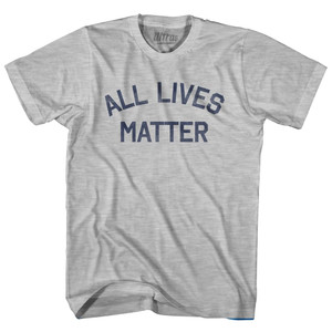All Lives Matter Womens Cotton Junior Cut T-Shirt by Ultras