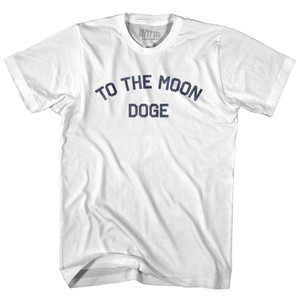 To the Moon Doge Adult Cotton T-shirt by Ultras