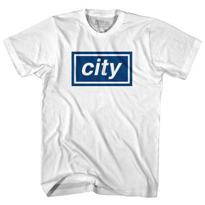 Manchester City Oasis Super Fan Soccer Adult Cotton T-Shirt by Ultras Manchester City Oasis Super Fan Soccer Adult Cotton T-Shirt by Ultras