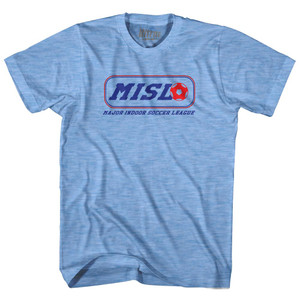 Major Indoor Soccer League MISL Soccer Logo Adult Tri-Blend T-Shirt by Ultras Major Indoor Soccer League MISL Soccer Logo Adult Tri-Blend T-Shirt by Ultras