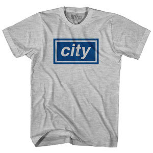 Manchester City Oasis Super Fan Soccer Adult Cotton T-Shirt by Ultras Manchester City Oasis Super Fan Soccer Adult Cotton T-Shirt by Ultras