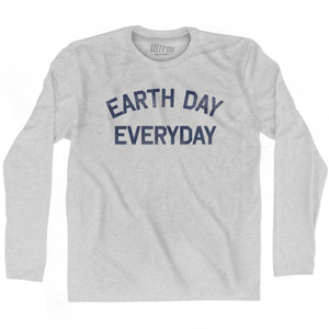 Earth Day Everyday Adult Cotton Long Sleeve T-Shirt by Ultras Earth Day Everyday Adult Cotton Long Sleeve T-Shirt by Ultras