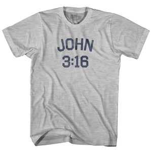 John 3:16 Womens Cotton Junior Cut T-Shirt by Ultras