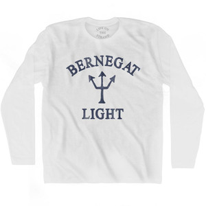 New Jersey Bernegat Light Trident Adult Cotton Long Sleeve T-Shirt by Ultras New Jersey Bernegat Light Trident Adult Cotton Long Sleeve T-Shirt by Ultras