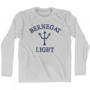 New Jersey Bernegat Light Trident Adult Cotton Long Sleeve T-Shirt by Ultras New Jersey Bernegat Light Trident Adult Cotton Long Sleeve T-Shirt by Ultras