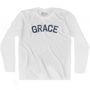 Grace Adult Cotton Long Sleeve T-Shirt by Ultras