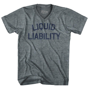 Liquid Liability Tri-Blend V-Neck Womens Junior Cut T-Shirt by Ultras Liquid Liability Tri-Blend V-Neck Womens Junior Cut T-Shirt by Ultras