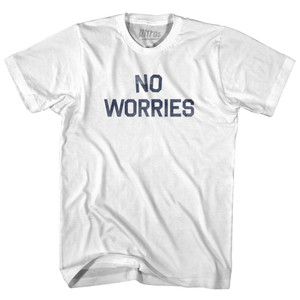 No Worries Adult Cotton T-Shirt by Ultras