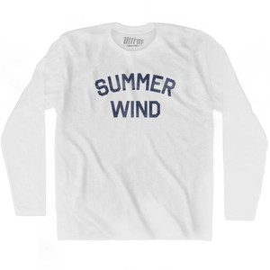Summer Wind Adult Cotton Long Sleeve T-Shirt by Ultras