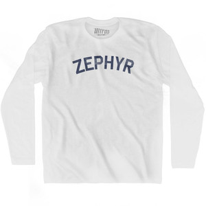 Zephyr Adult Cotton Long Sleeve T-Shirt by Ultras