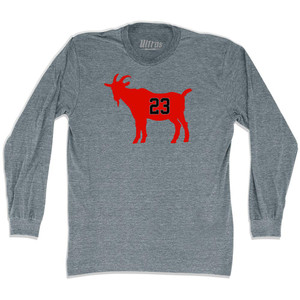 Goat 23 Chicago Adult Tri-Blend Long Sleeve T-Shirt by Ultras Goat 23 Chicago Adult Tri-Blend Long Sleeve T-Shirt by Ultras