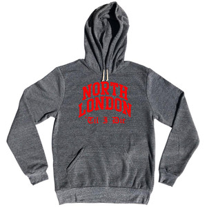 ARS Red North London Soccer Tri-Blend Hoodie by Ultras