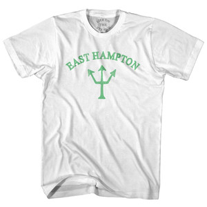 New York East Hampton Emerald Art Trident Adult Cotton T-Shirt by Ultras New York East Hampton Emerald Art Trident Adult Cotton T-Shirt by Ultras
