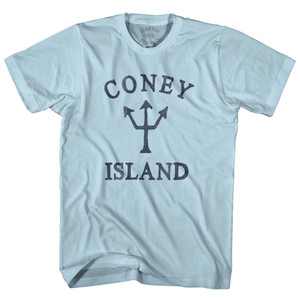New York Coney Island Trident Adult Cotton T-Shirt by Ultras