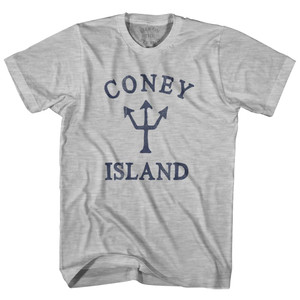 New York Coney Island Trident Adult Cotton T-Shirt by Ultras New York Coney Island Trident Adult Cotton T-Shirt by Ultras
