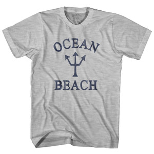 New York Ocean Beach Trident Adult Cotton T-Shirt by Ultras