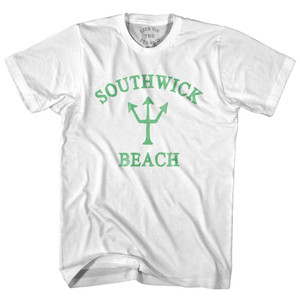 New York Southwick Beach Emerald Art Trident Womens Cotton Junior Cut T-Shirt by Ultras New York Southwick Beach Emerald Art Trident Womens Cotton Junior Cut T-Shirt by Ultras