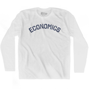 Economics Adult Cotton Long Sleeve T-Shirt by Ultras