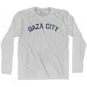 Gaza City Adult Cotton Long Sleeve T-Shirt by Ultras Gaza City Adult Cotton Long Sleeve T-Shirt by Ultras