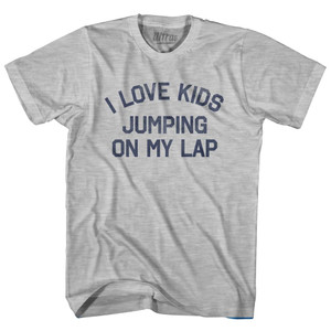 I Love Kids Jumping On My Lap Youth Cotton T-Shirt by Ultras I Love Kids Jumping On My Lap Youth Cotton T-Shirt by Ultras