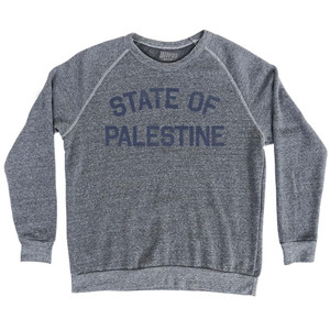 State Of Palestine Adult Tri-Blend Sweatshirt by Ultras