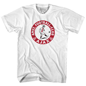 Ajax Soccer Crest 1900-1911 Womens Cotton Junior Cut T-Shirt by Ultras Ajax Soccer Crest 1900-1911 Womens Cotton Junior Cut T-Shirt by Ultras