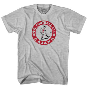 Ajax Soccer Crest 1900-1911 Adult Cotton T-shirt by Ultras Ajax Soccer Crest 1900-1911 Adult Cotton T-shirt by Ultras