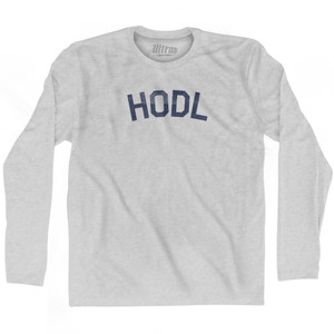HODL Adult Cotton Long Sleeve T-shirt by Ultras HODL Adult Cotton Long Sleeve T-shirt by Ultras
