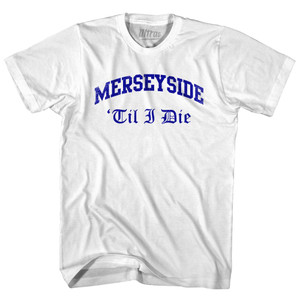 Everton Merseyside Til I Die Soccer Adult Cotton T-Shirt by Ultras