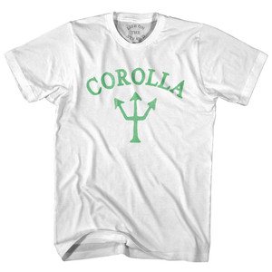 North Carolina Corolla Emerald Art Trident Adult Cotton T-Shirt by Ultras North Carolina Corolla Emerald Art Trident Adult Cotton T-Shirt by Ultras