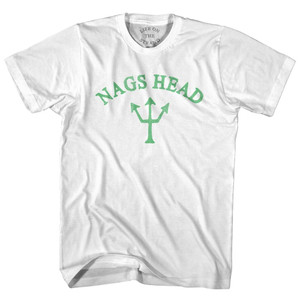 North Carolina Nags Head Emerald Art Trident Adult Cotton T-Shirt by Ultras North Carolina Nags Head Emerald Art Trident Adult Cotton T-Shirt by Ultras