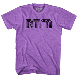 Butte Airport BTM Adult Tri-Blend T-shirt - Heather Purple Butte Airport BTM Adult Tri-Blend T-shirt - Heather Purple