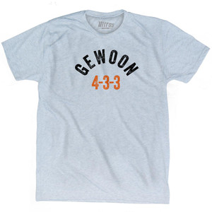 Holland Netherlands Gewoon 4-3-3 SoccerAdult Tri-Blend T-shirt by Ultras